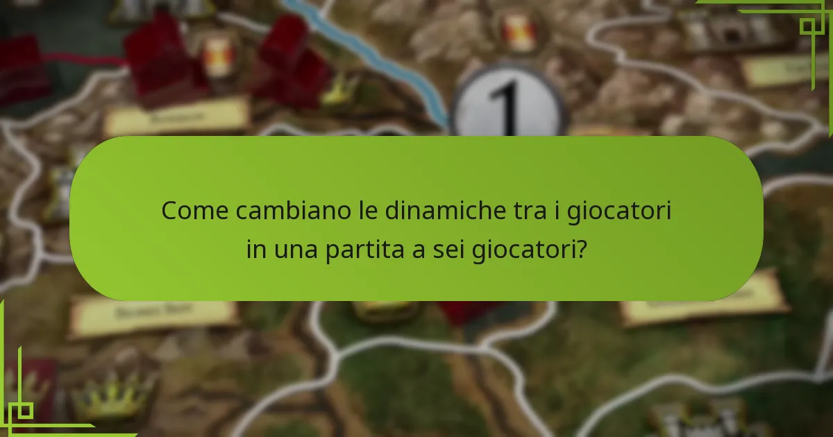 Quali modifiche alle regole migliorano l’esperienza a sei giocatori?