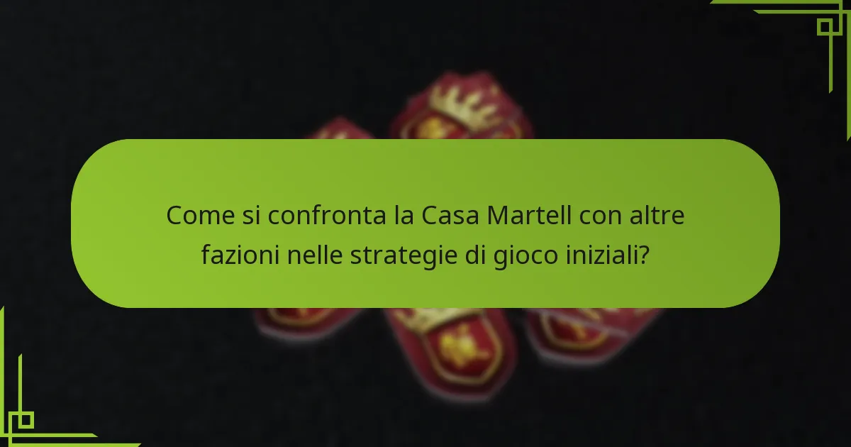 Quali tecniche di posizionamento dovrebbero utilizzare i giocatori Martell?