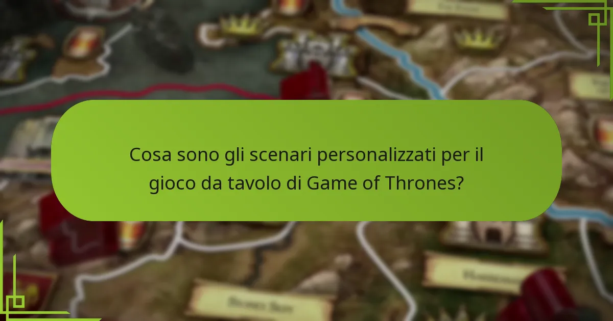 Quali cambiamenti tematici possono essere apportati al gioco da tavolo di Game of Thrones?