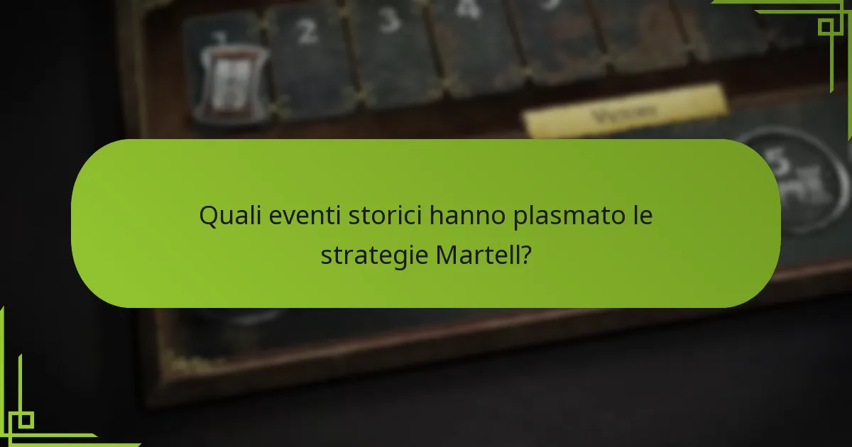 Quali sono le manovre a sorpresa impiegate dalla Casa Martell?