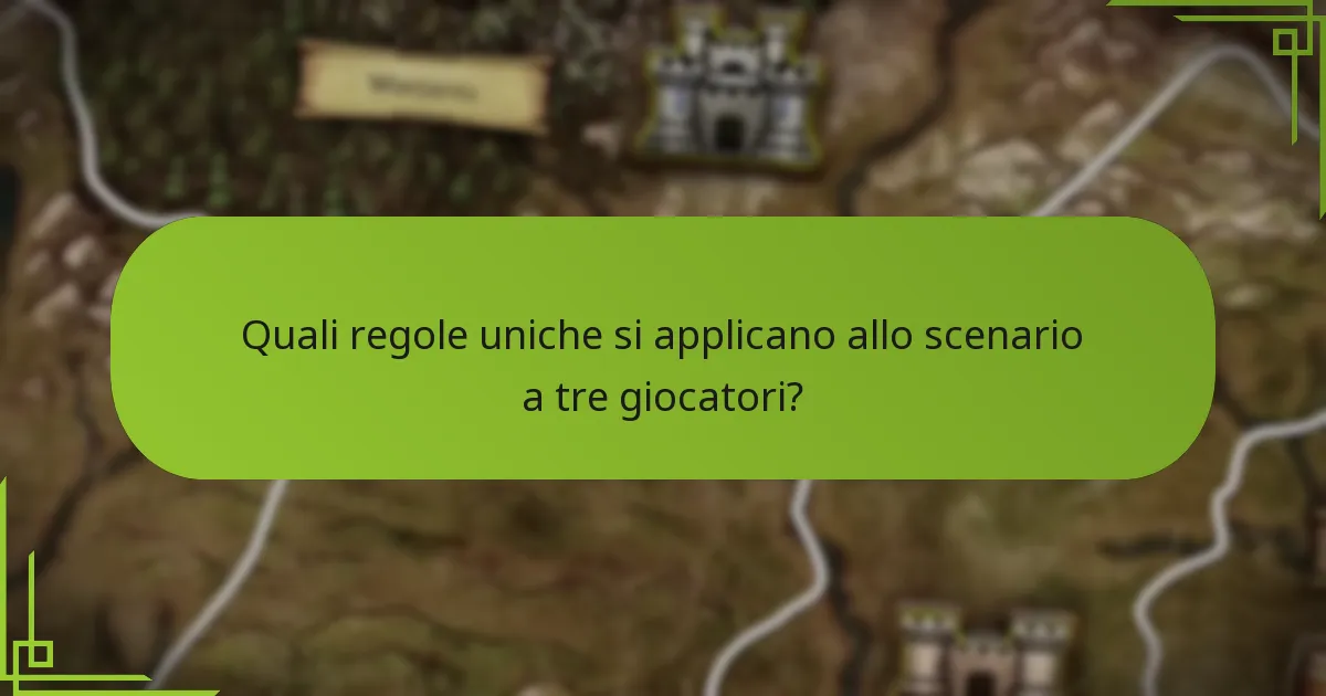 Come vengono implementate le modifiche all’equilibrio nello scenario a tre giocatori?