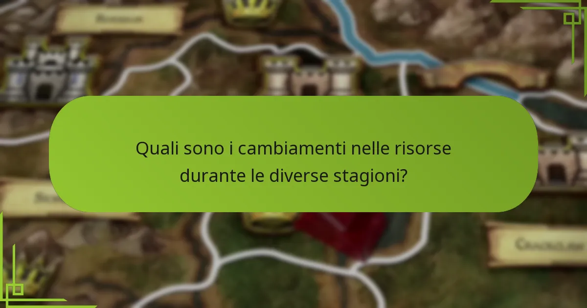 Quali strategie sono efficaci per affrontare gli scenari stagionali?