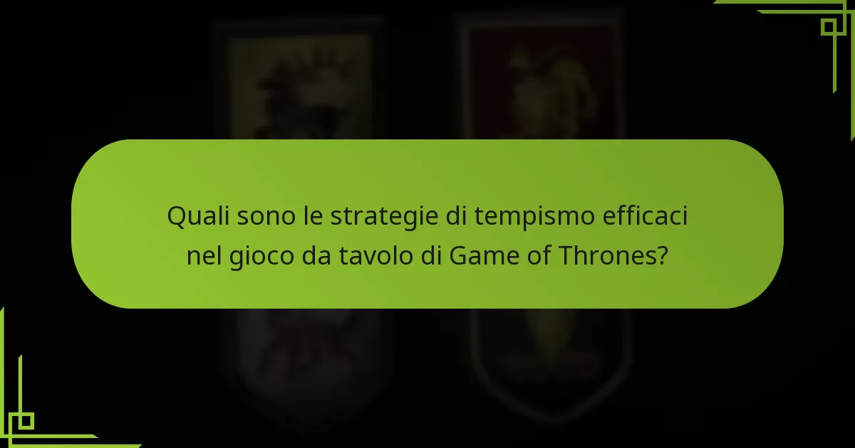 Quali tattiche avanzate migliorano le strategie di tempismo?